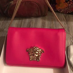 Versace hot pink handbag